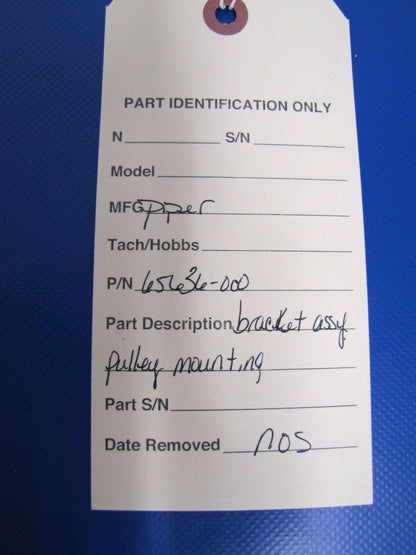 Piper Bracket Assy Pulley Mounting P/N 65636-000 NOS (0317-177)