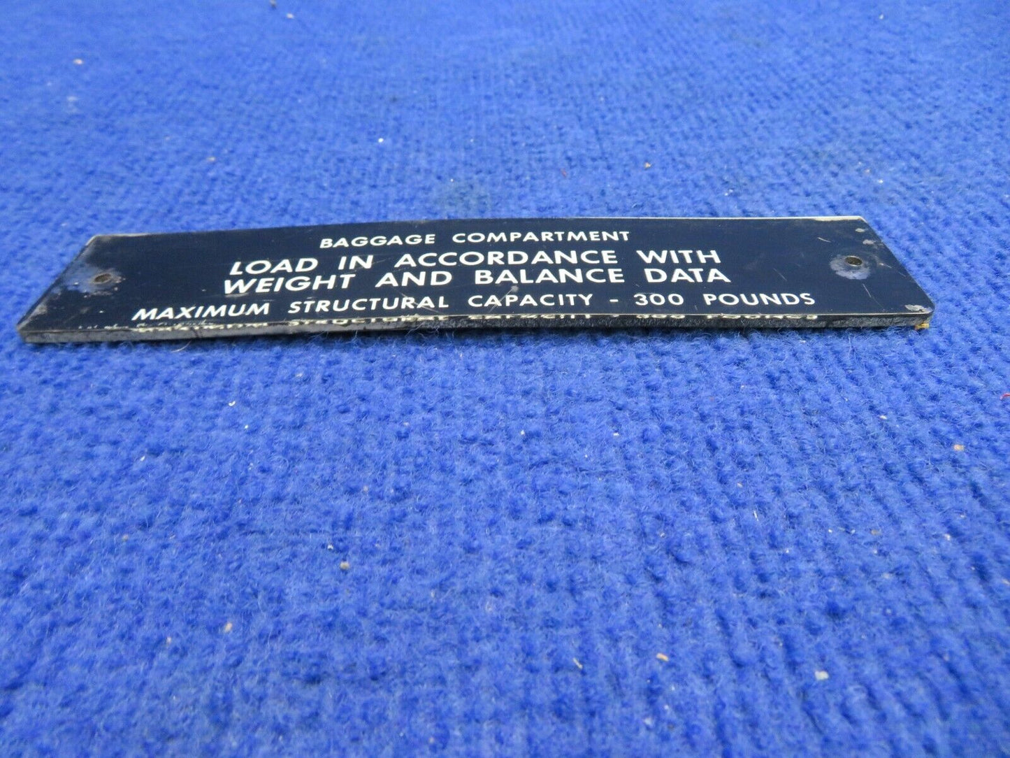 1980 Beech 58 Baron Interior Placards LOT OF 4 (0422-327)