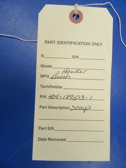 Beech 18 Scoop / Duct P/N 404-189513-1 (0918-42)