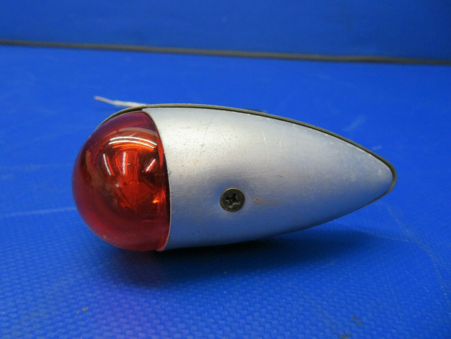 Cessna 170 Whelen Position Light 28V LH Red Lens P/N 01-0770001-42 (0721-857)