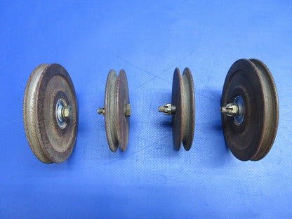 Aeronca Chief 11AC Ralmark Pulley Lot of 4 P/N MS24566-4B (0523-301)