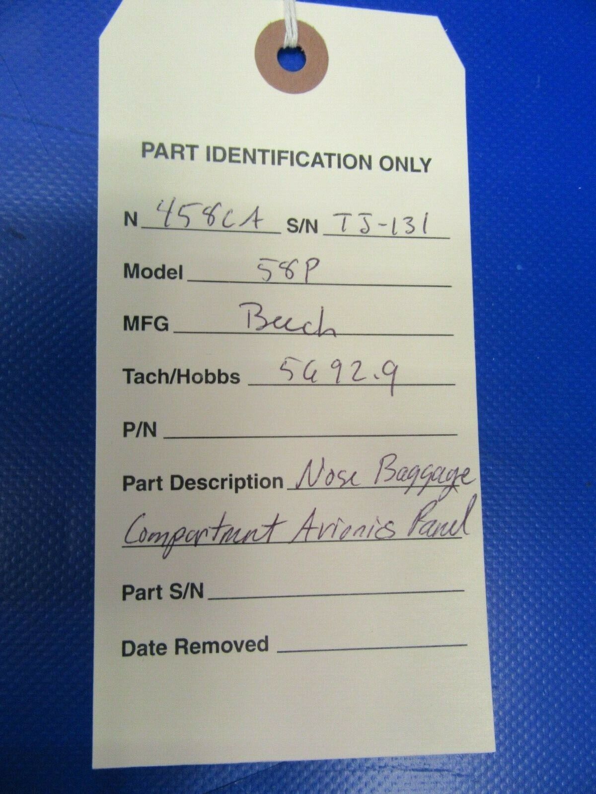 Beech Baron 58P Nose Baggage Compartment Avionics Panel (0420-201)
