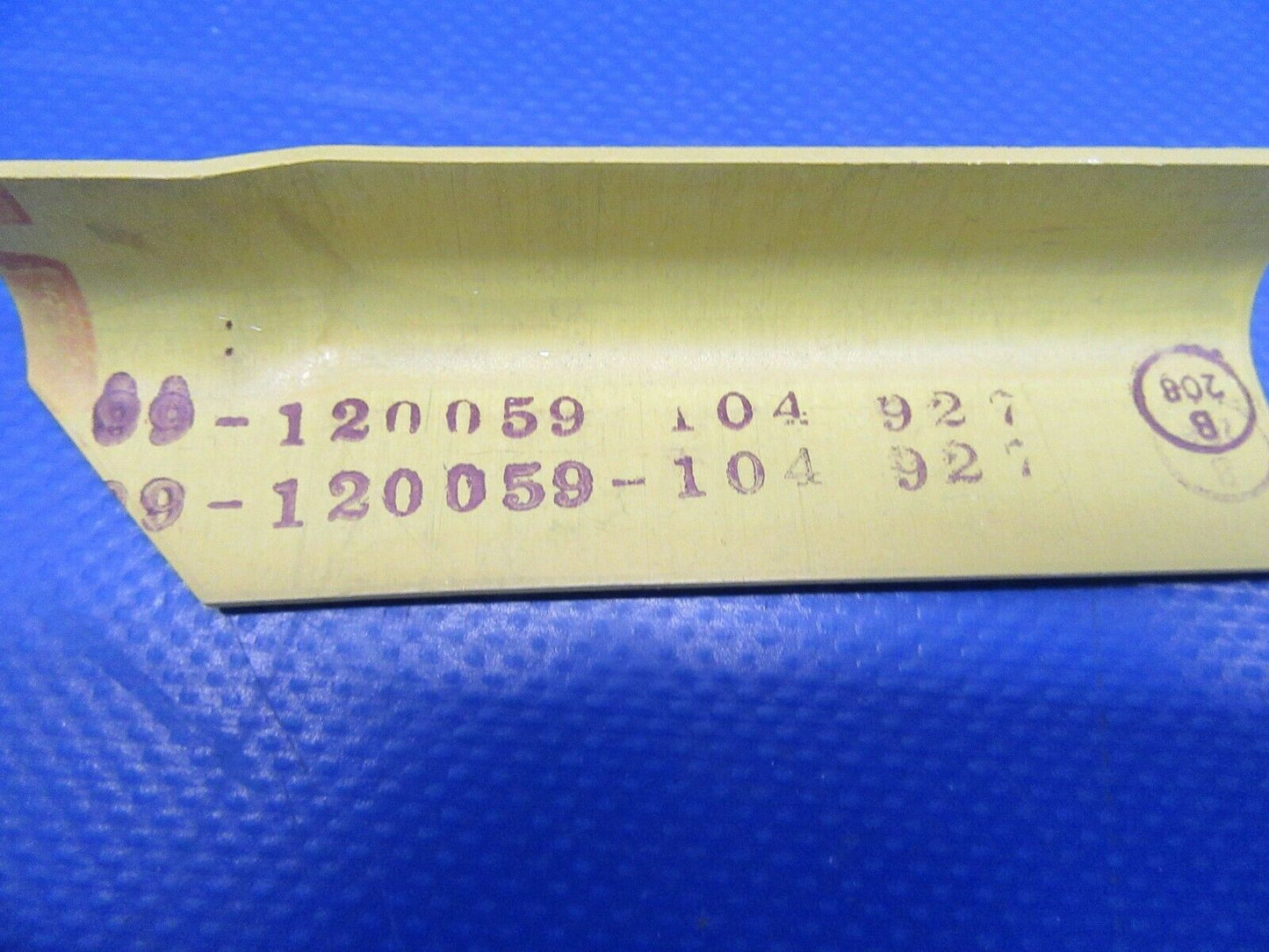 Beech King Air Angle RH LWR Main Spar Cap P/N 99-120059-104 NOS (0419-386)