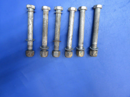 Cessna 172 / 172H McCauley Propeller Bolt P/N A-2513-16 LOT OF 6 (1123-698)