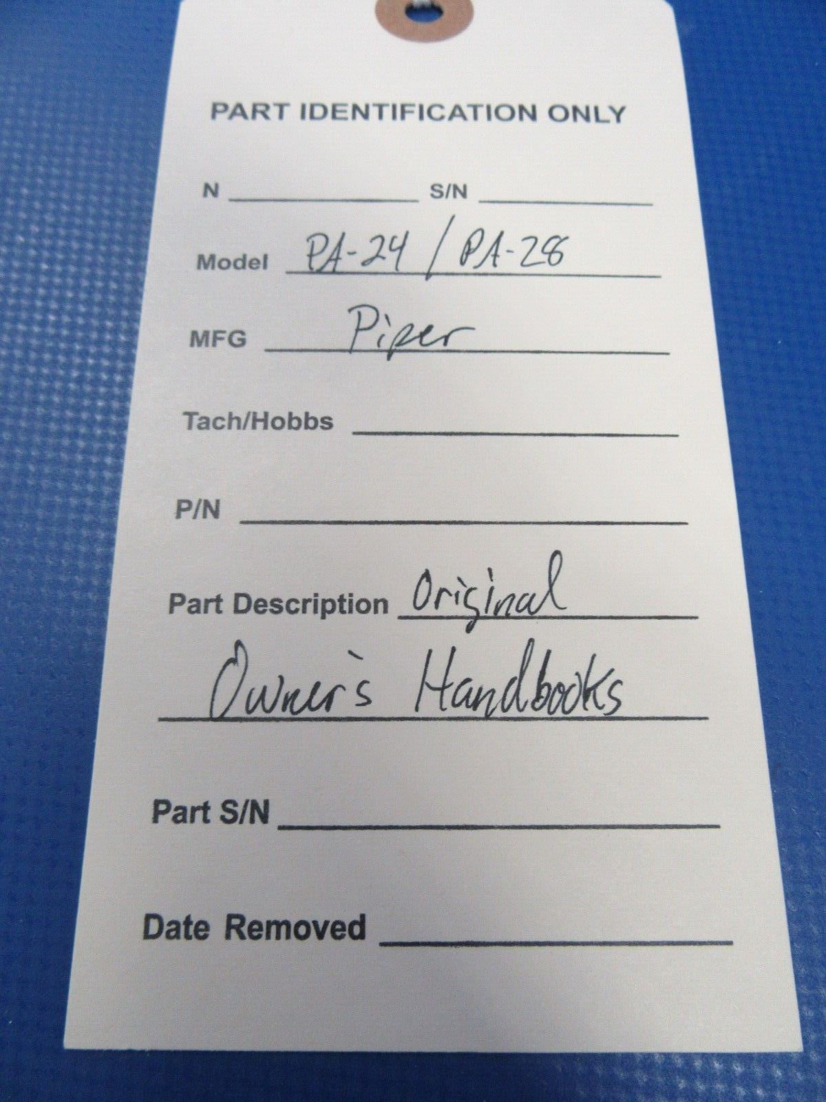 Piper PA-28 and PA-24 Original Owner's Handbook Lot Set of 4 (0124-30)