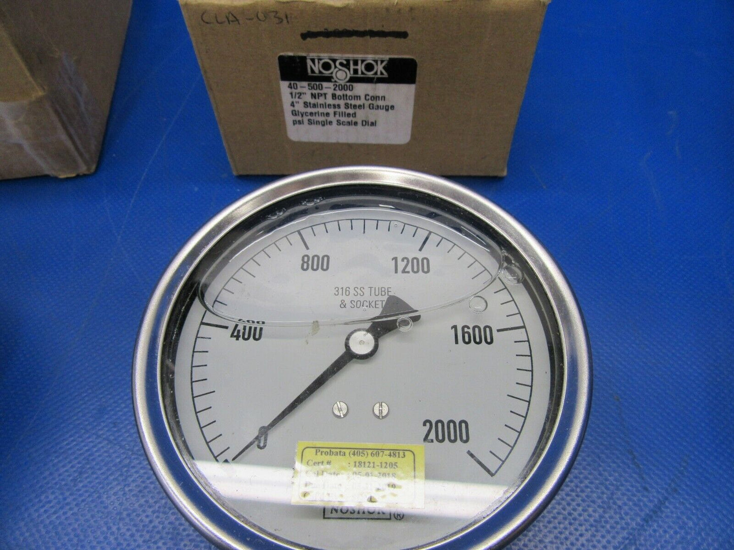 NoShok Glycerin Filled Pressure Gauges, set of 3 (1119-294)