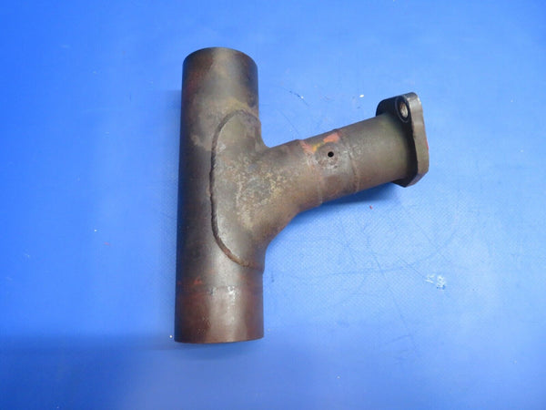 Piper PA-28R-201T TSIO-360 Exhaust Tee Assy Cylinder #4 P/N 654262 (1122-841)