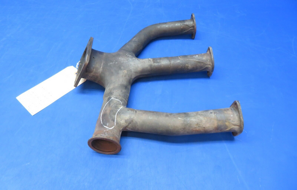 Cessna 182 Turbo LH Exhaust Collector Lycoming PN 2254012-2 FOR PARTS (1023-243)