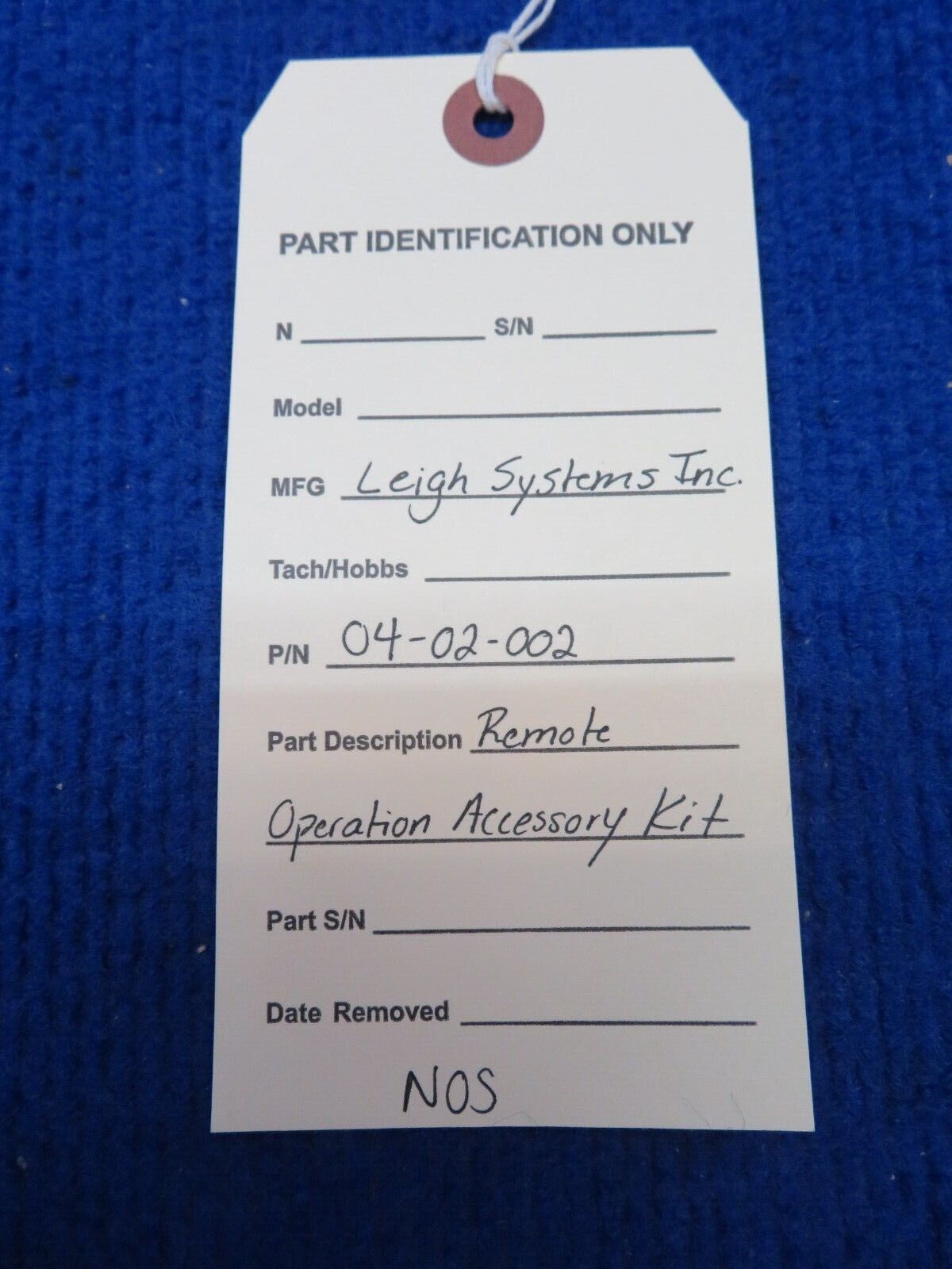 Leigh Systems ELT Remote Operation Accessory Kit P/N 04-02-002 NOS (0822-464)