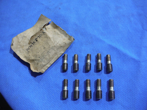 Aircraft Stepped Stud, Steel,   LOT OF 10   P/N 147475P70A  (815-69)