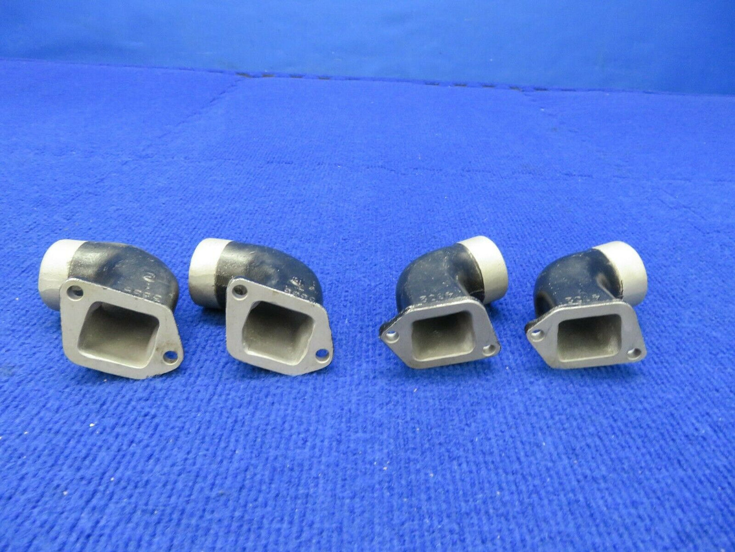 Continental A65, A75, A80 Intake Elbow LOT OF 4 P/N 4602, 3585 (0222-604)