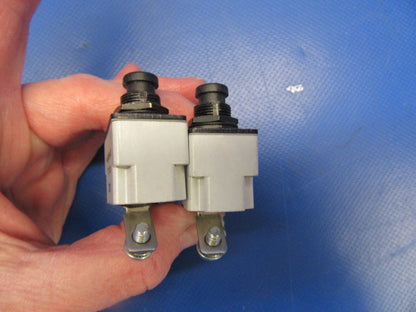 Klixon 10 Amp Circuit Breakers P/N MS24510A-10 LOT OF 2 (0318-323)