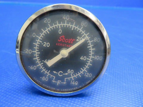 Beech G35 Bonanza Scott Aerotherm / Thermometer P/N 1585-5-41 (0620-394)