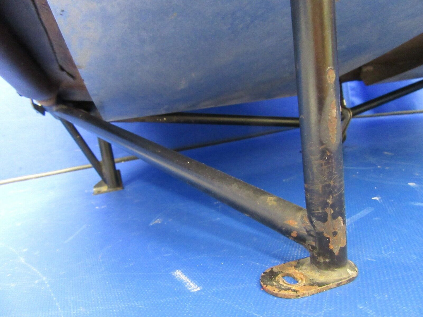 Cessna 210 / T210N Passenger Bench Seat Brown Velour P/N 1214166-1 (0321-541)