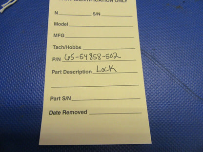 Lock P/N 65-54858-502 (0821-332)
