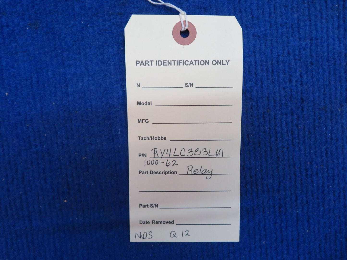 Electro Tech Mark II Type 1000 Relay P/N RY4LC3B3L01 NOS (0622-713)