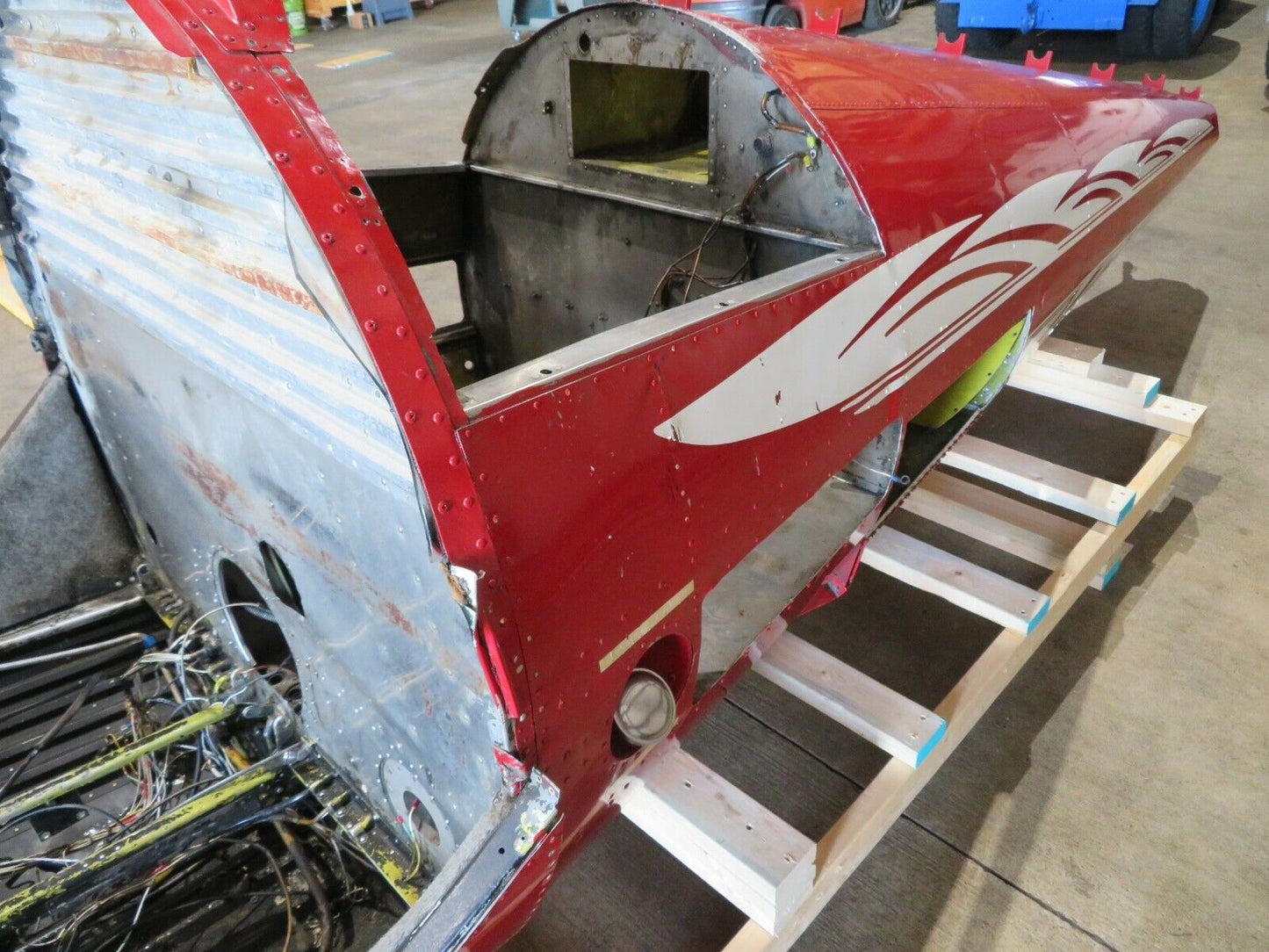 1964 Brantly Helicopter B2B Fuselage Damaged For Parts (0621-101)