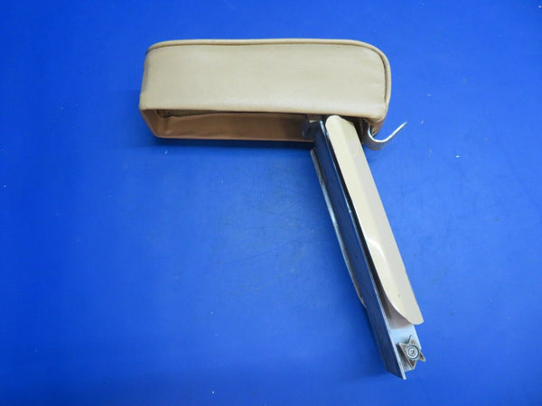 Beech 95-B55 Baron Front Seat Armrest P/N 35-534372-77 w/ Brackets  (1222-892)