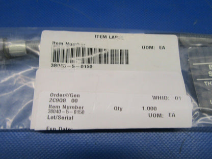 Hydraflow 24984 Oxygen Hose P/N 38040-5-0150 NOS (0419-432)
