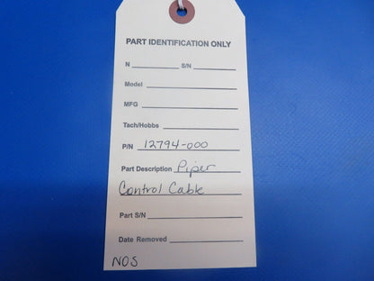 Piper Control Cable P/N 12794-000 NOS (0922-987)