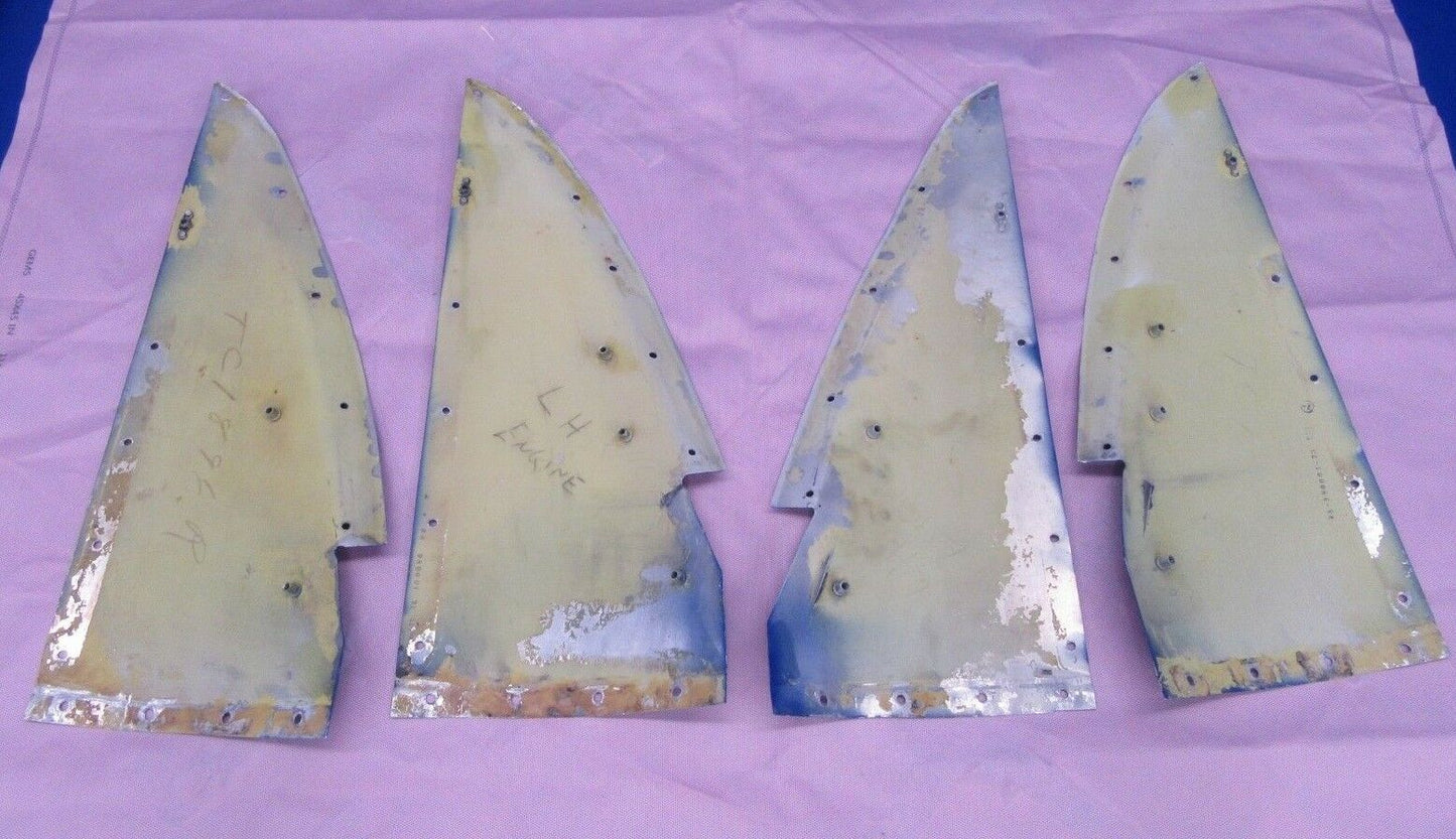 Beech Baron 95-B55 Nacelle Fairings 96-980001-73 4 Pc Lot (1018-343)