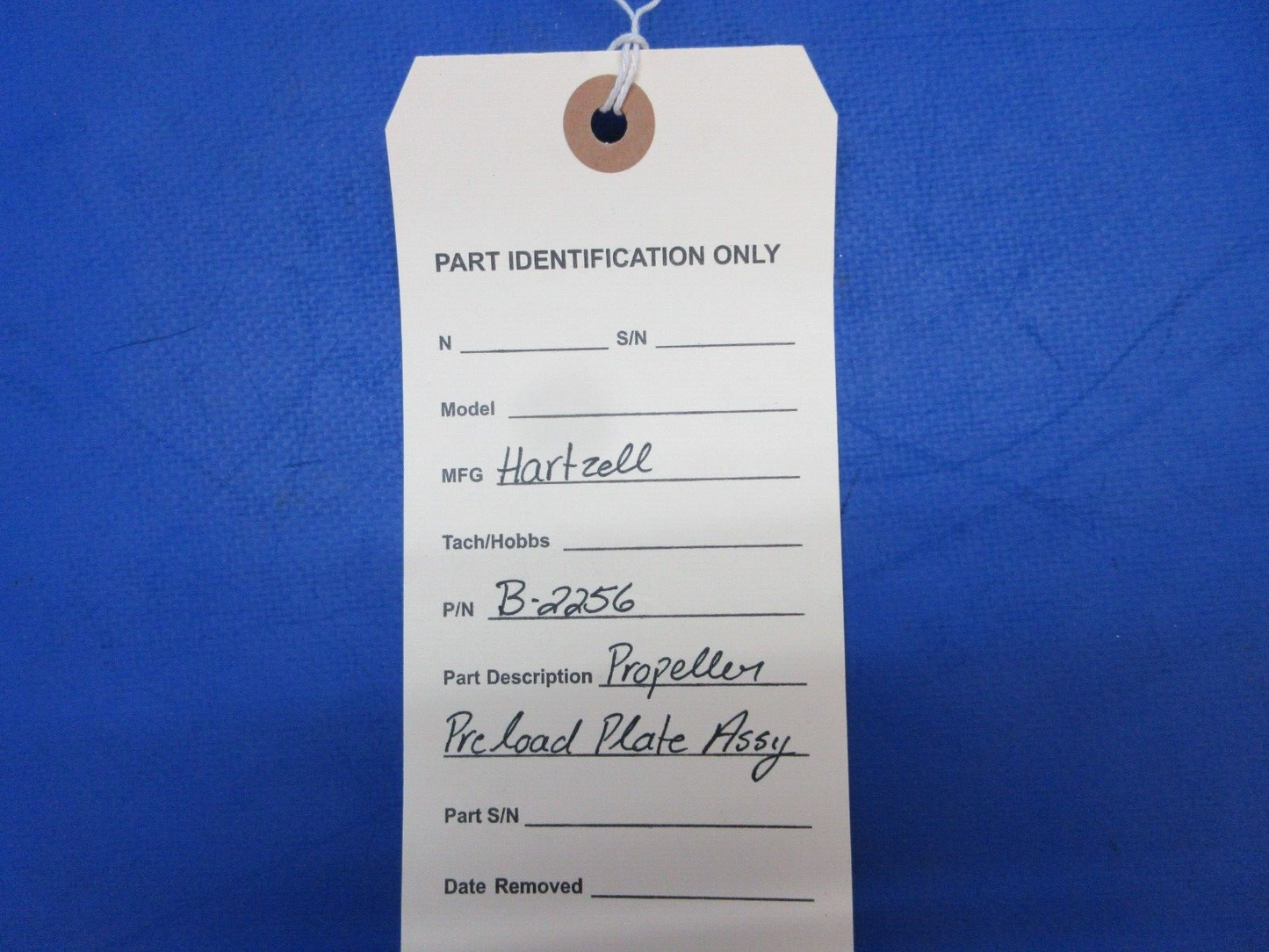 Hartzell Propeller Preload Plate Assy P/N B-2256 (0823-145)