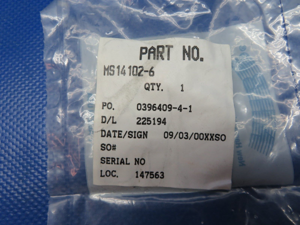 Citation King Air New Hampshire Ball Bearings Inc. P/N MS14102-6 NOS (0224-228)