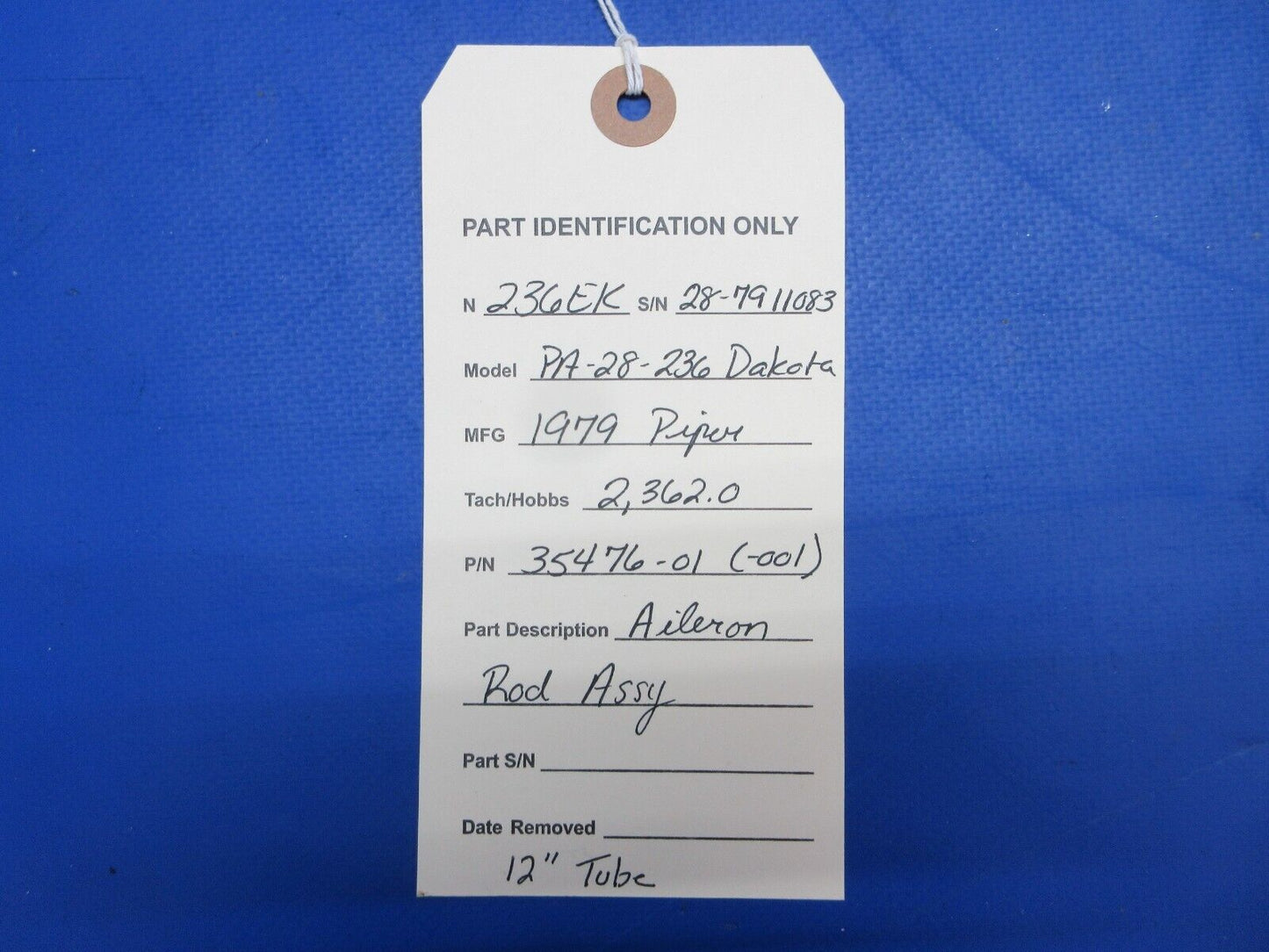 Piper PA-28-236 Dakota Aileron Rod Assy P/N 35476-01 (0623-261)