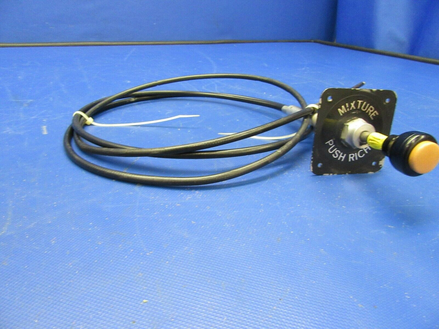 Brantly B2B Helicopter Mixture Control Cable Measures 113" Push Rich (0921-488)