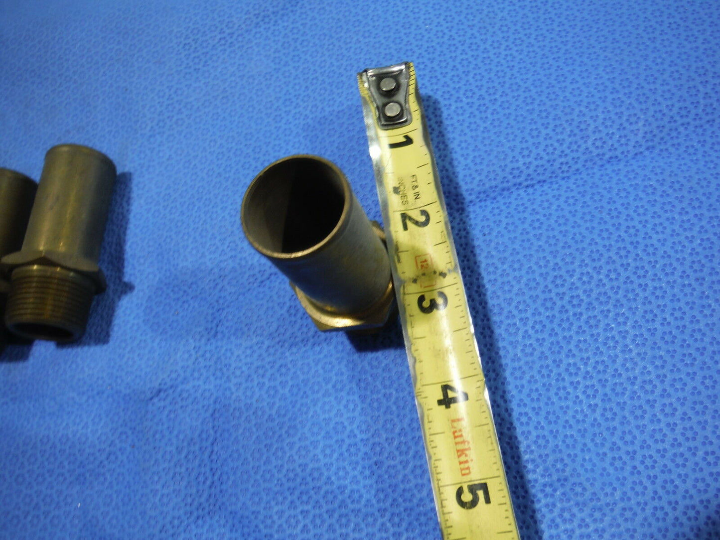 Adapter, Straight, Tube to Hose, Brass   LOT OF 8   (715-78)
