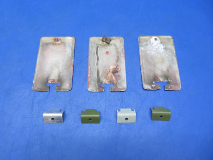 Stinson 108-1 Fuel Tank Strap Covers & Clips P/N 108-1101014 LOT (0823-517)