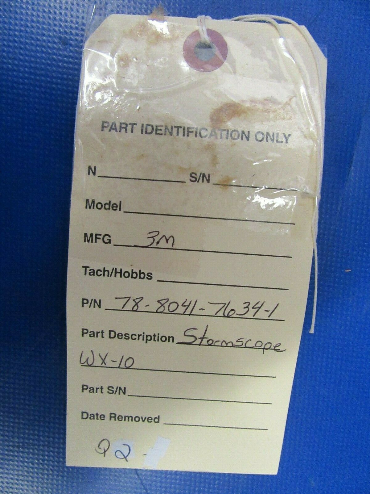 3M Stormscope WX-10 Display P/N 78-8041-7634-1 (0419-342)