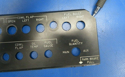 Beech Baron 95-A55 Instrument Sub Panel LH 96-324034 (0120-359)