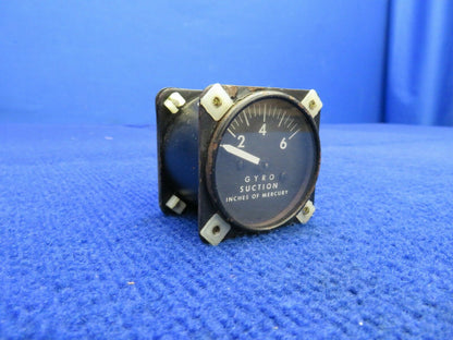 Piper Cherokee PA-28R-201T Airborne Gyro Suction Gauge P/N 1G10-1 (0222-623)