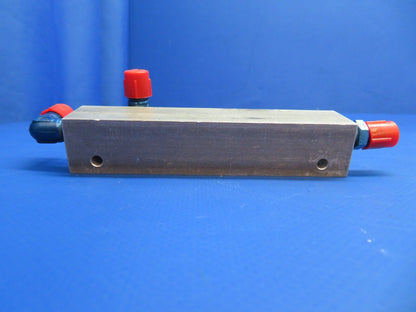 Piper PA-28R-200 Arrow Hydraulic Manifold RH P/N 67521-00, 67521-000 (1022-619)