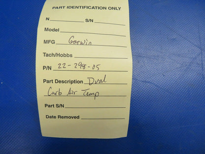 Garwin Dual Carb Air Temp P/N 22-298-05 (0720-473)