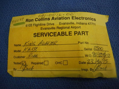 King KA-58 DME Hold Adapter P/N 071-0016-00  (1015-259)