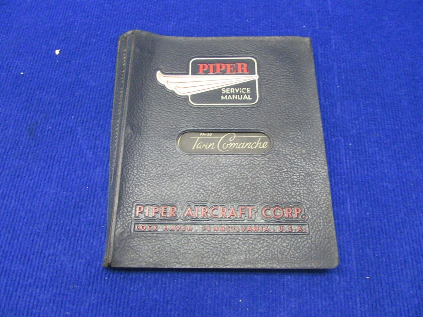 Piper PA 30 Twin Comanche Service Manual Issued 1963 (1221-331)
