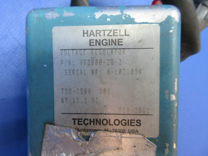 Diamond DA-42 Hartzell Engine Voltage Regulator 28V P/N VR-2000-28-2 (0623-148)