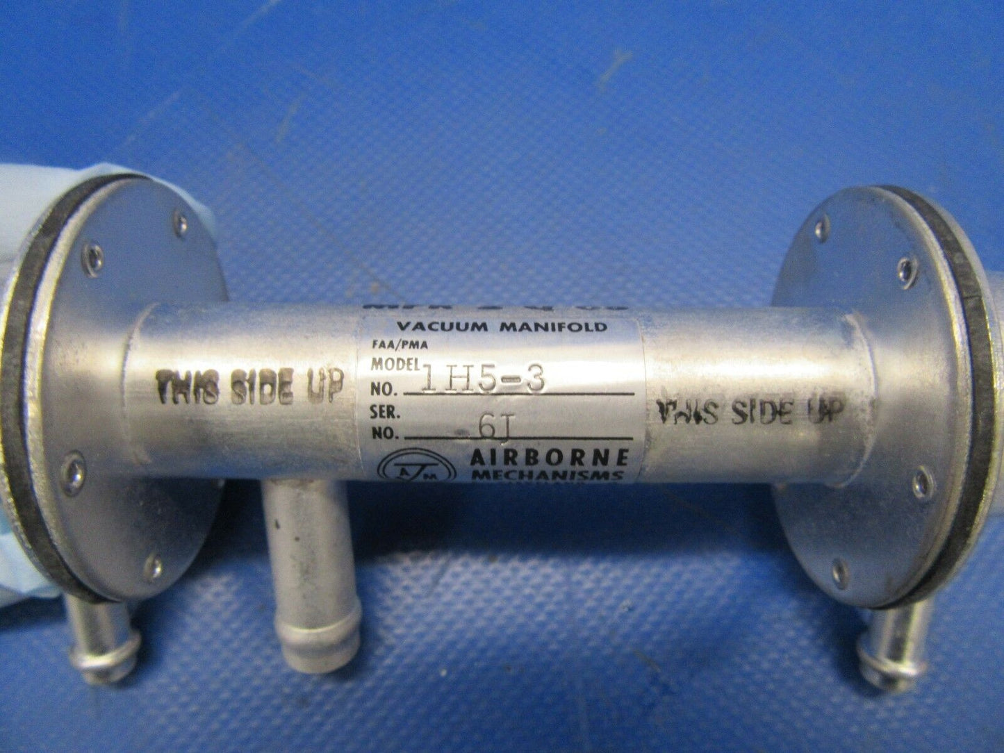 Cessna 337 Skymaster Airborne Vacuum Manifold Valve 1H5-3 NOS (1218-268)