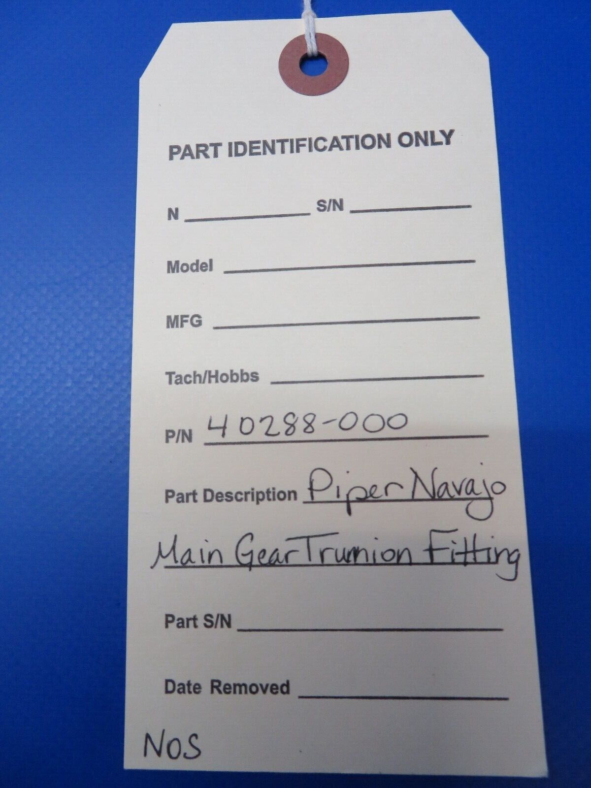 Piper Navajo Main Gear Trunion Fitting P/N 40288-000 NOS (0922-458)