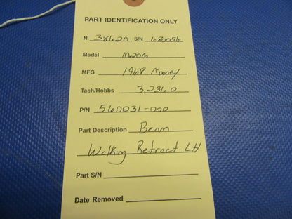 Mooney M20G Beam Walking Retract LH P/N 560031-000 (0921-313)