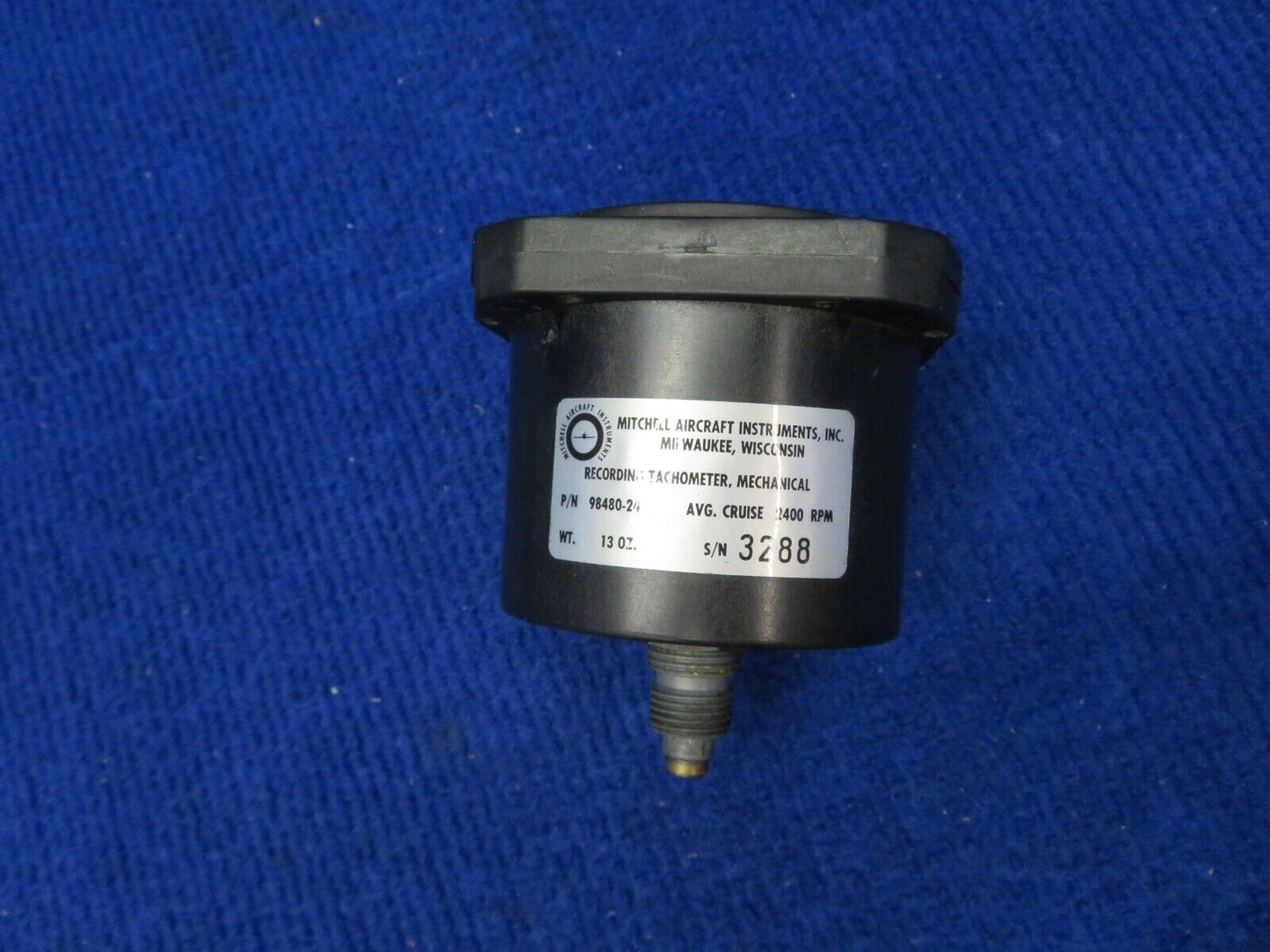 Mitchell Recording Tachometer P/N 98480-24 (0522-757)