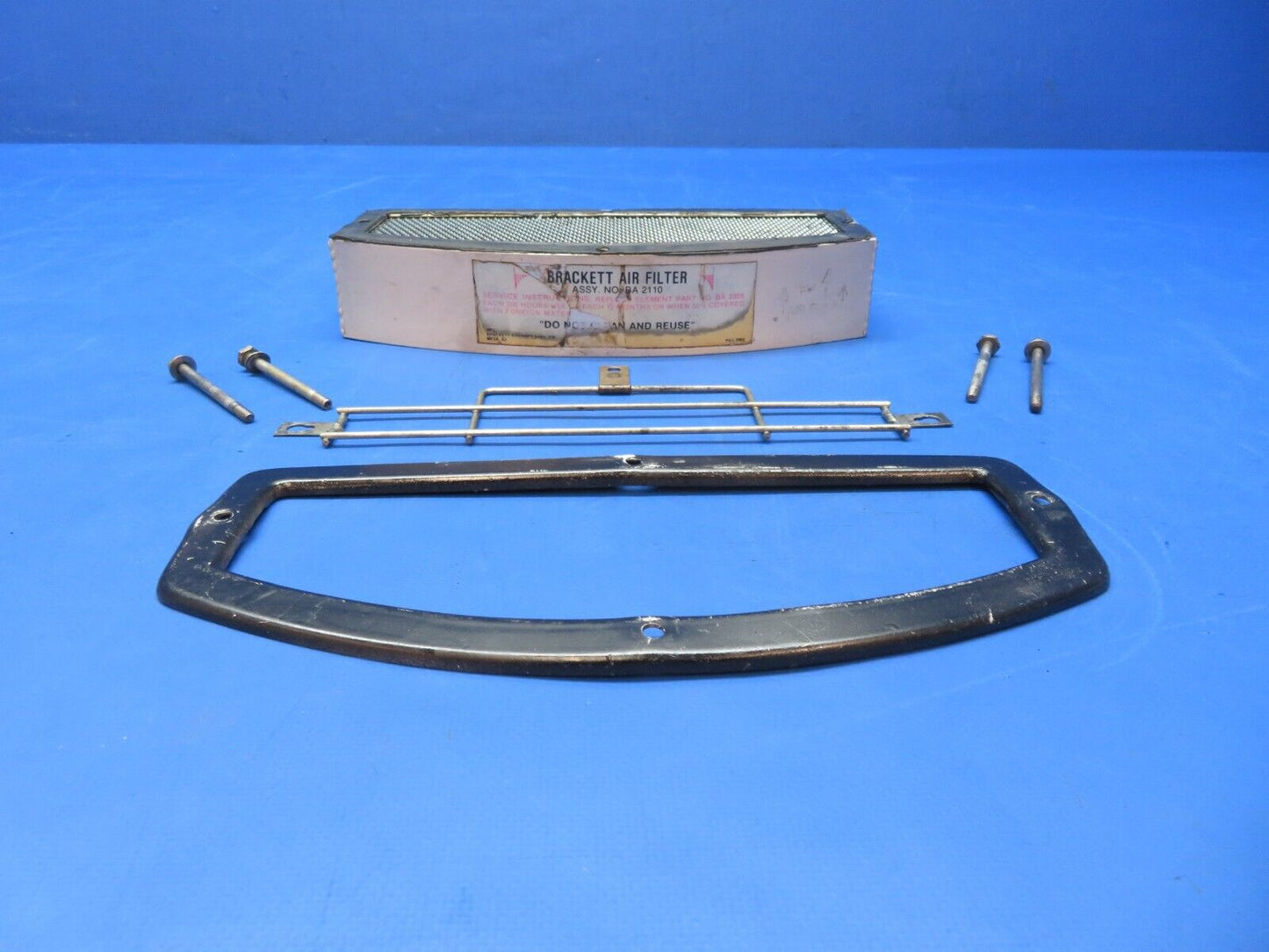 Continental O-470 M Brackett Air Filter P/N BA-2110 (0723-491)