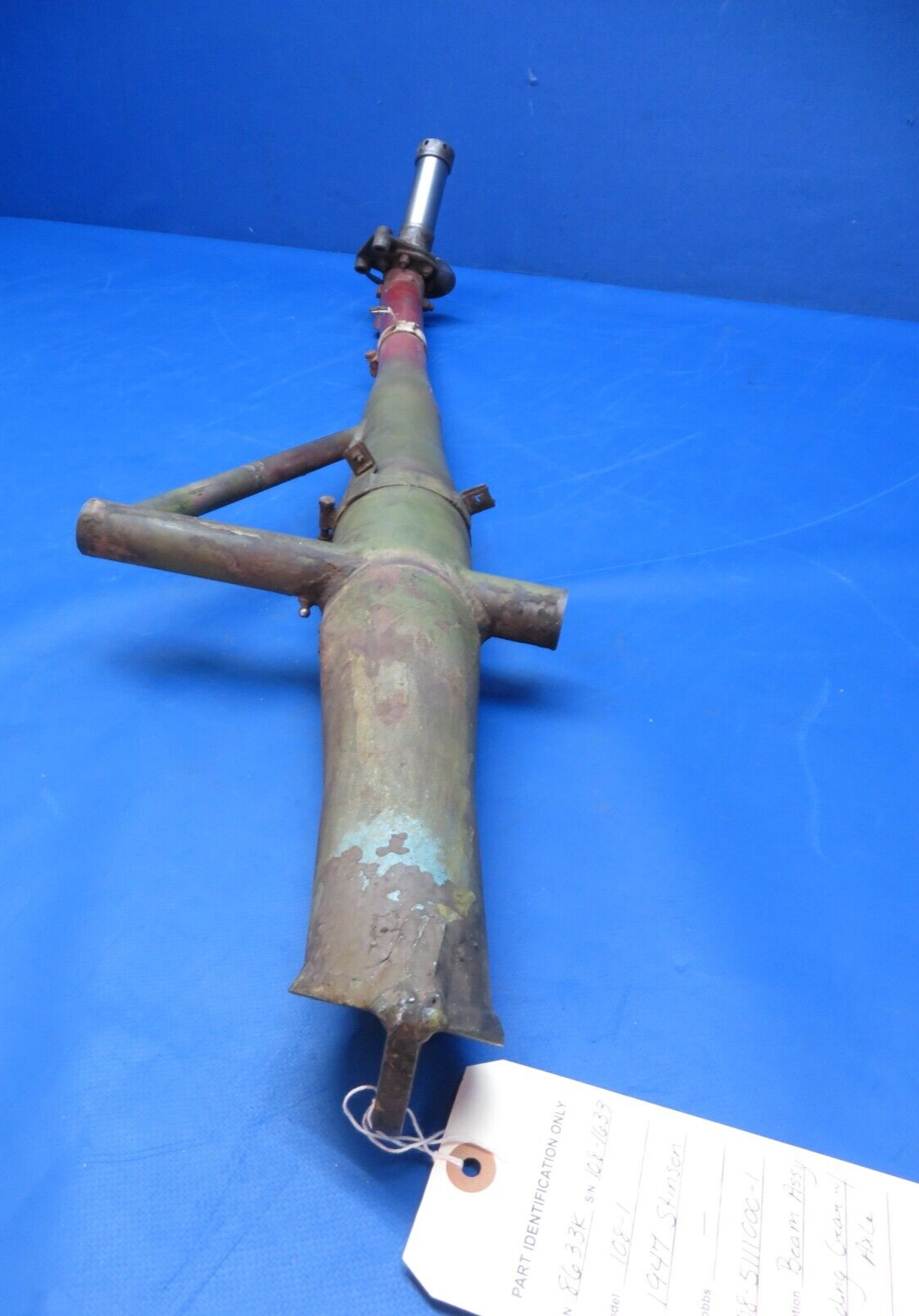 Stinson 108-1 RH Beam Assy Landing Gear w/ Axle P/N 1085111000-1 (0723-376)
