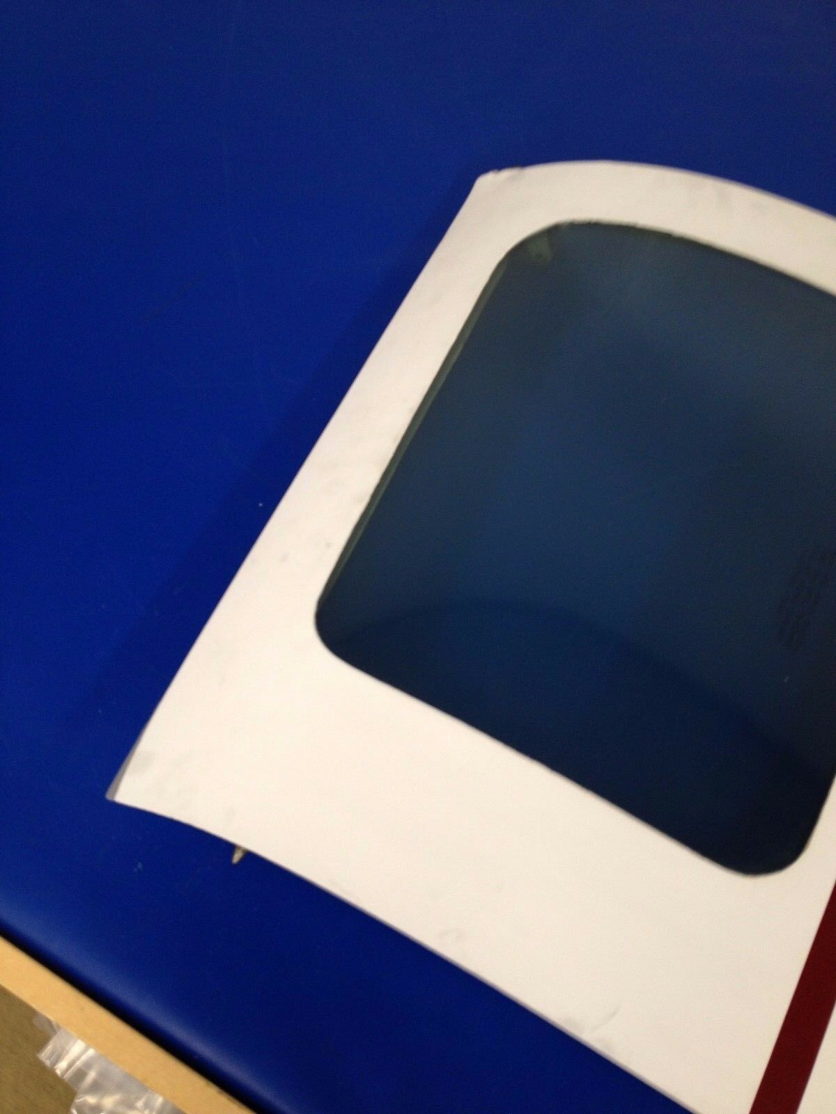 Beech Baron 58 Utility Baggage Door AFT Green Tint P/N 36-430011-485 (0217-164)