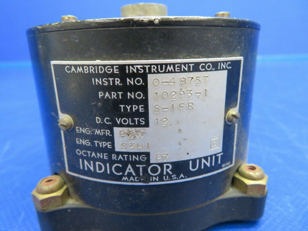 Cambridge Instruments Fuel Air Ratio Unit 12V P/N 10293-1, 048757 (0720-829)