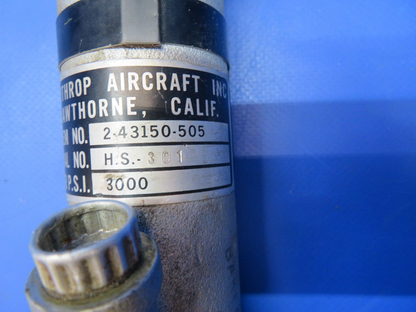 Northrop Aircraft Cylinder Assy P/N 2-43150-505 (1122-471)