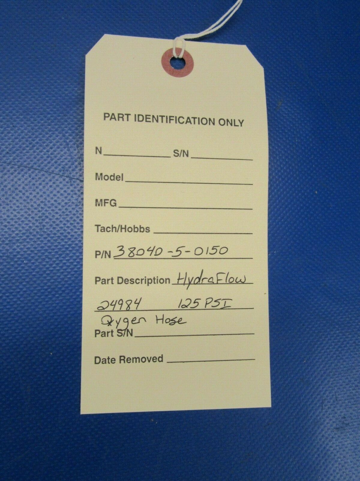 Hydraflow 24984 Oxygen Hose P/N 38040-5-0150 NOS (0419-432)