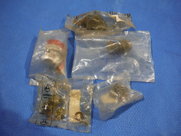 Amphenol MISC Electrical Connectors  LOT OF 7   (815-50)